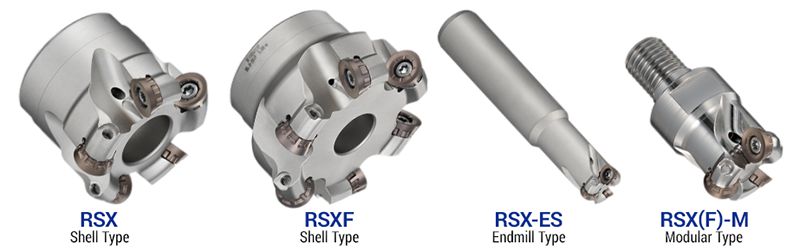 Dòng đài phay RSX dùng cho phôi hợp kim đặc biệt