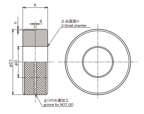 Dưỡng kiểm tròn Ojiyas - Limit Ring Gauge