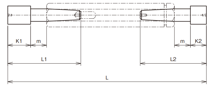 Dưỡng trụ đo lỗ hai đầu Ojiyas - Limit Plug Gauge