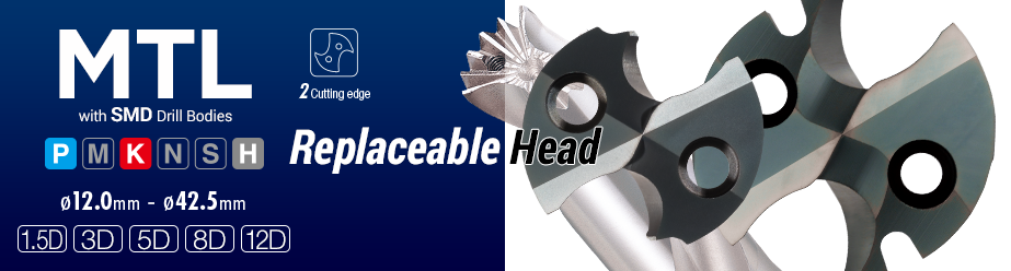 SMD series - Replaceable head drills