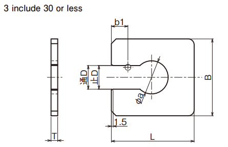 Snap đo kích thước trục (Snap Gauge) Ojiyas 3 include 30 of less