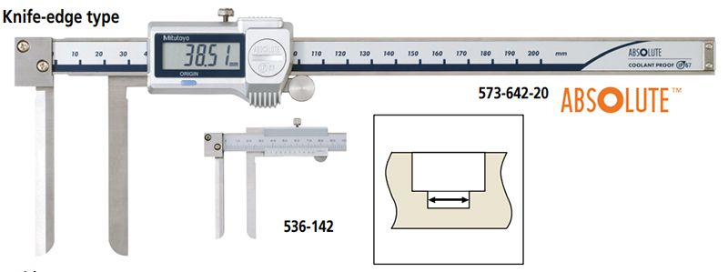 Dòng thước cặp đo trong ABSOLUTE series 573 Mitutoyo