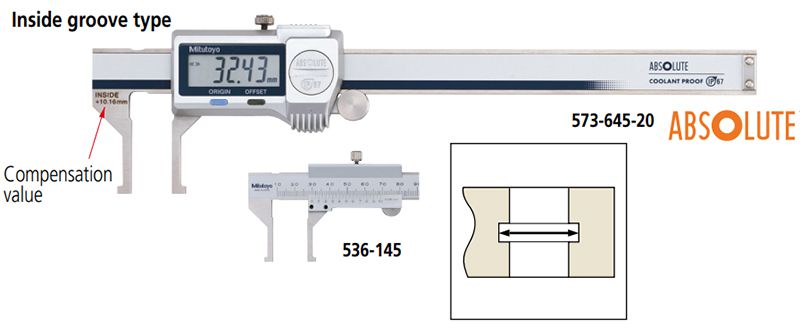 Dòng thước cặp đo trong ABSOLUTE series 573 Mitutoyo