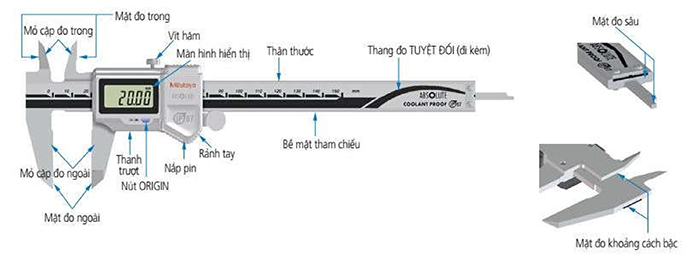 thước kẹp Mitutoyo