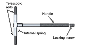 Thước đo lỗ Telescopic