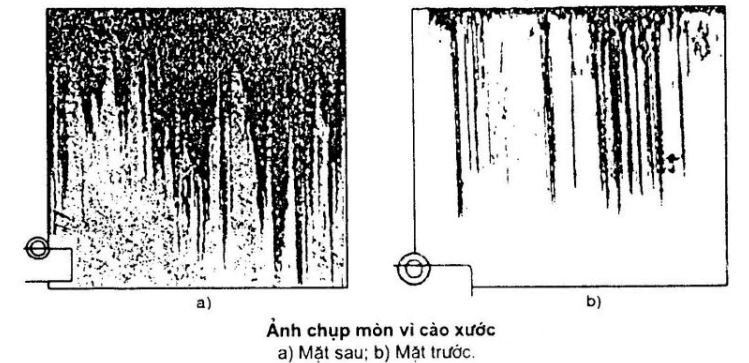 Mòn do cào xước