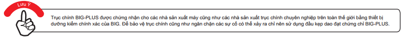 H?Thống Đầu Kẹp BBT BIG-PLUS BIG DAISHOWA Tiếp Xúc Kép