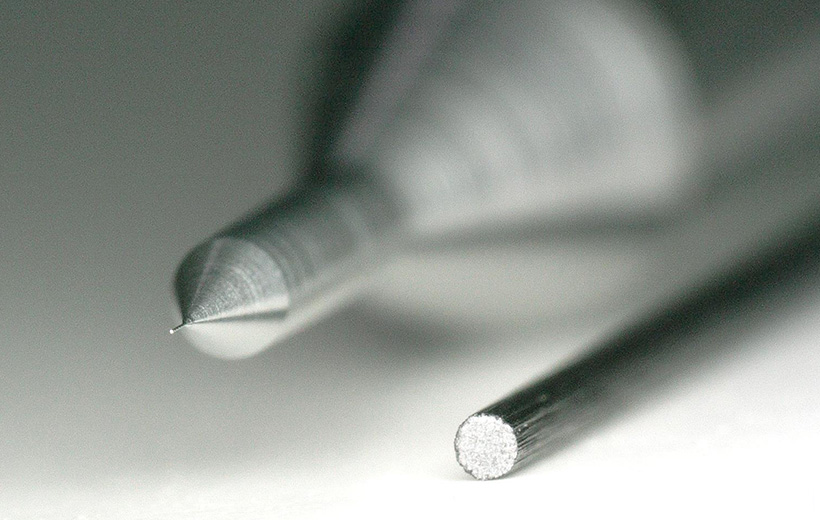 Φ0.030mm drills for test tools of micro-probe