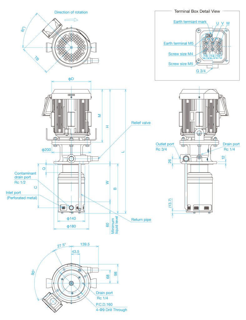 Bơm lọc NOP dòng YTH-CT-CS 6