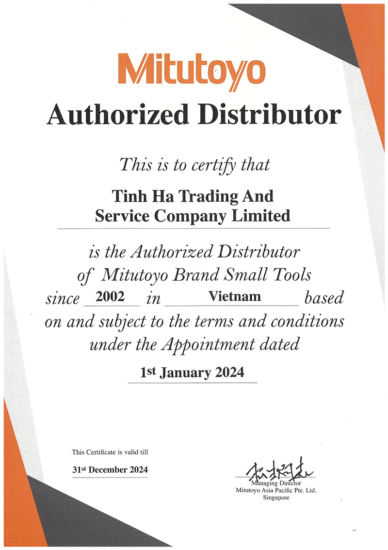 Tinh Ha_2024 Authorised Distributor Cert_MAP